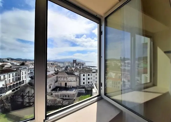 Bvl - View And Location Of The * Ponta Delgada (Sao Miguel)